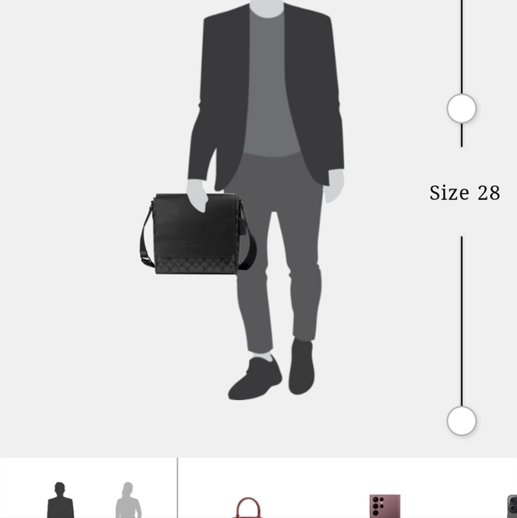 Authentic Coach Houston map bag in signature canvas Brand new w/ tags ! - Picture 6 of 6